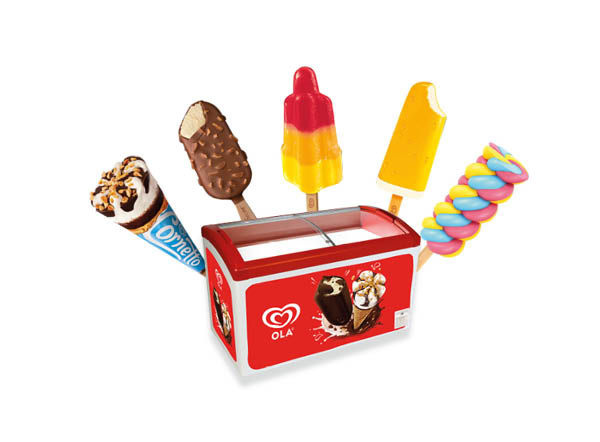 Ijsjes en een vriezer 