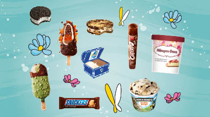 Assortiment ijsjes 2026