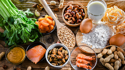 Allergenen producten sfeerbeeld