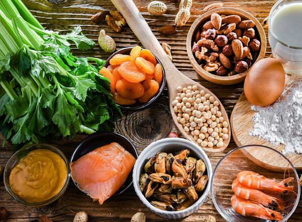 Allergenen producten sfeerbeeld