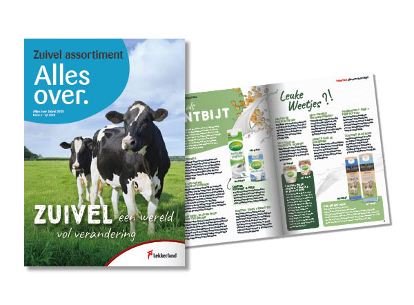 Alles over Zuivel - Mock-up