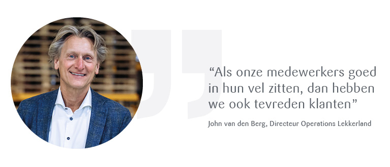 Quote van John van den Berg, Directeur Operations