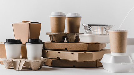 Verschillende disposable bakjes