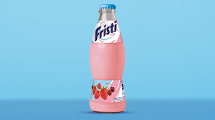 Fristi glazen flesje