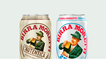 Blikjes van Birra Moretti