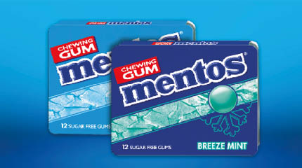 Mentos Gum Packs