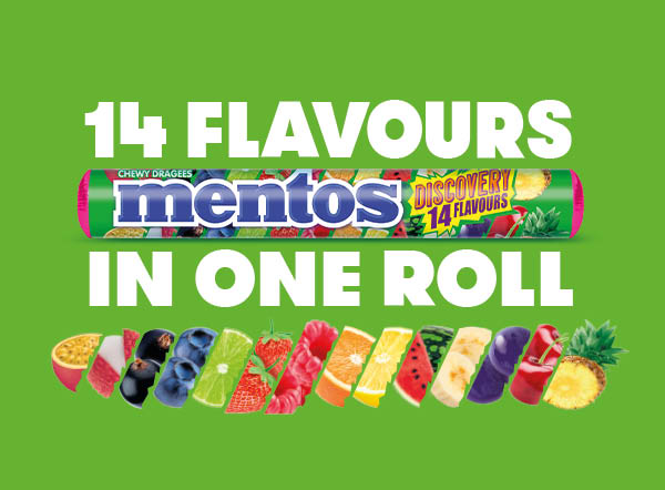 Mentos Discovery 14 flavours roll