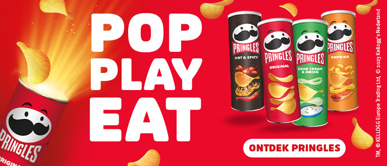 Banner van pringles