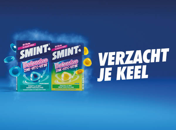 Smint Defensive Peppermint en Lemon Pastilles