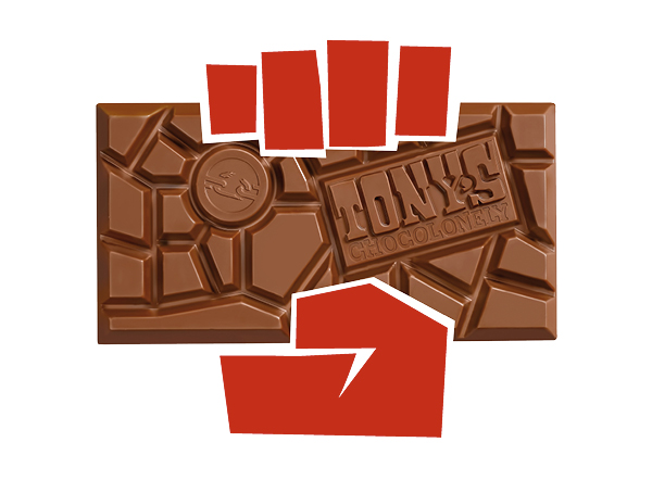 Tony's reep in vuist