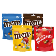 M&M's en Maltesers