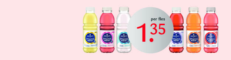 Sourcy Vitamin Water Actie!8 voor inlog