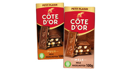 Côte d’Or Bloc Melk Hele Hazelnoot