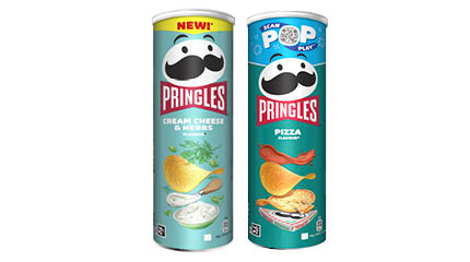Pringles Cream Cheese & Herbs  en Pingles Pizza