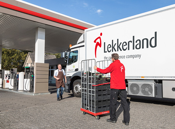Levering van Lekkerland bij Petrol